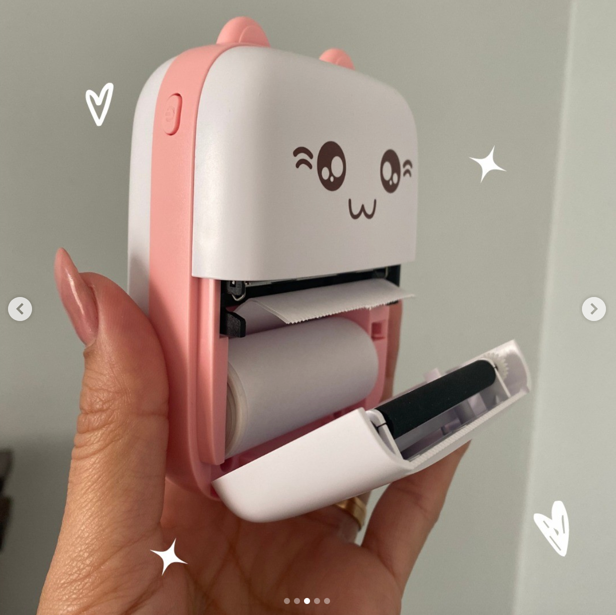 Impresora Portátil Térmica + 1 rollo de papel