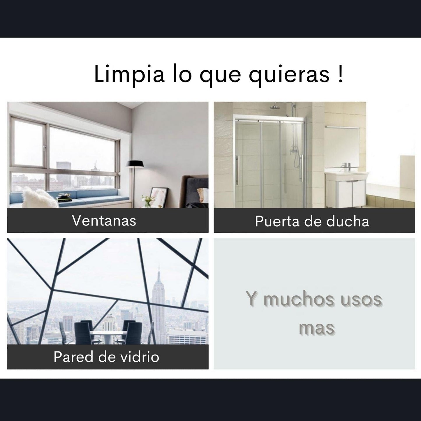 Limpiador de ventanas Double-Sided