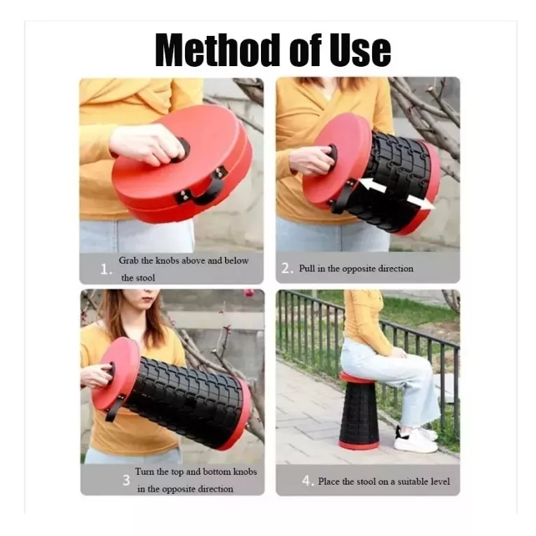 Silla Taburete Portatil