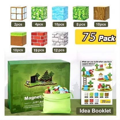 Bloques Magnéticos de 75 Piezas